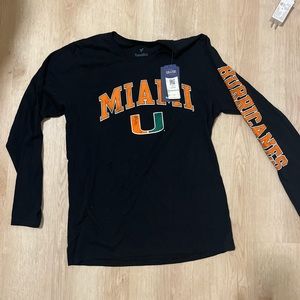 University of Miami long sleeve